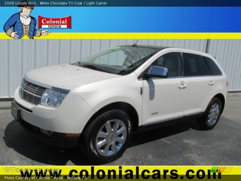 White Chocolate Tri Coat / Light Camel 2008 Lincoln MKX