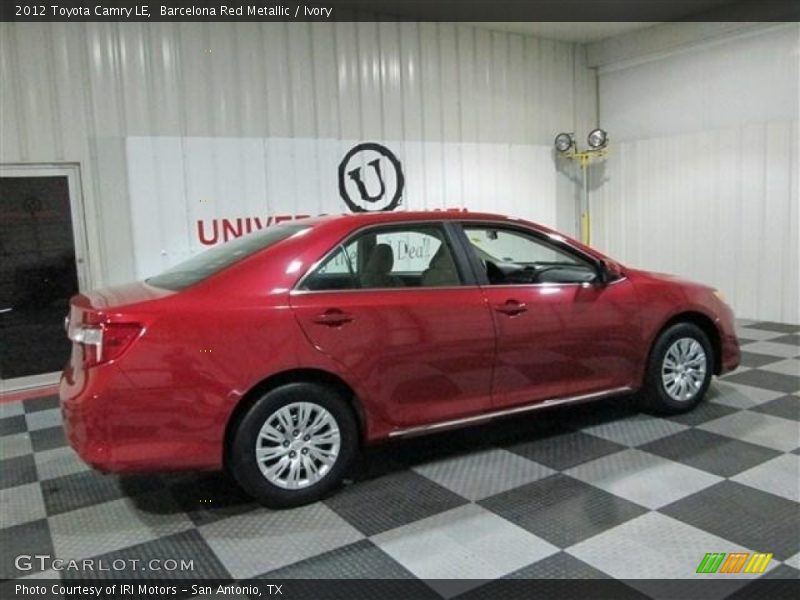Barcelona Red Metallic / Ivory 2012 Toyota Camry LE