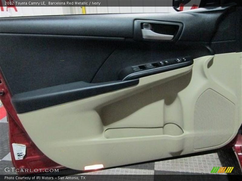 Barcelona Red Metallic / Ivory 2012 Toyota Camry LE