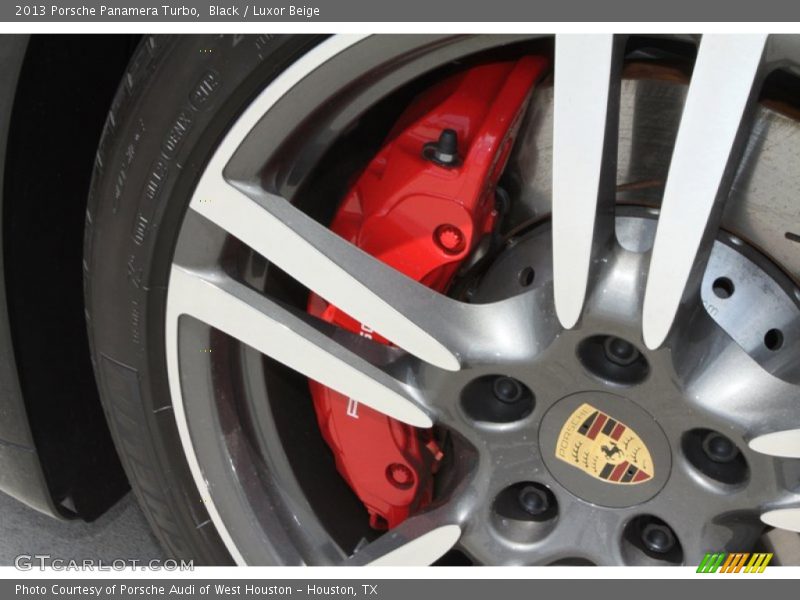 Black / Luxor Beige 2013 Porsche Panamera Turbo