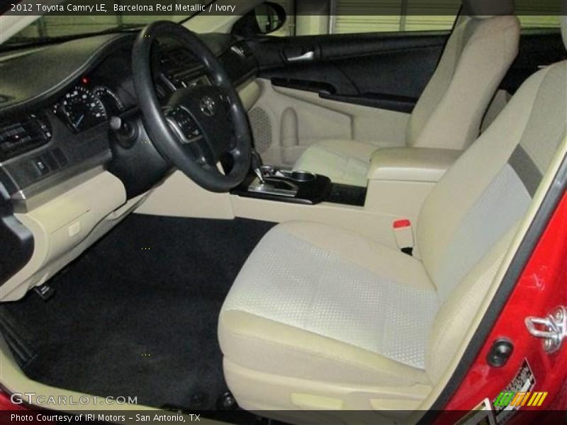 Barcelona Red Metallic / Ivory 2012 Toyota Camry LE