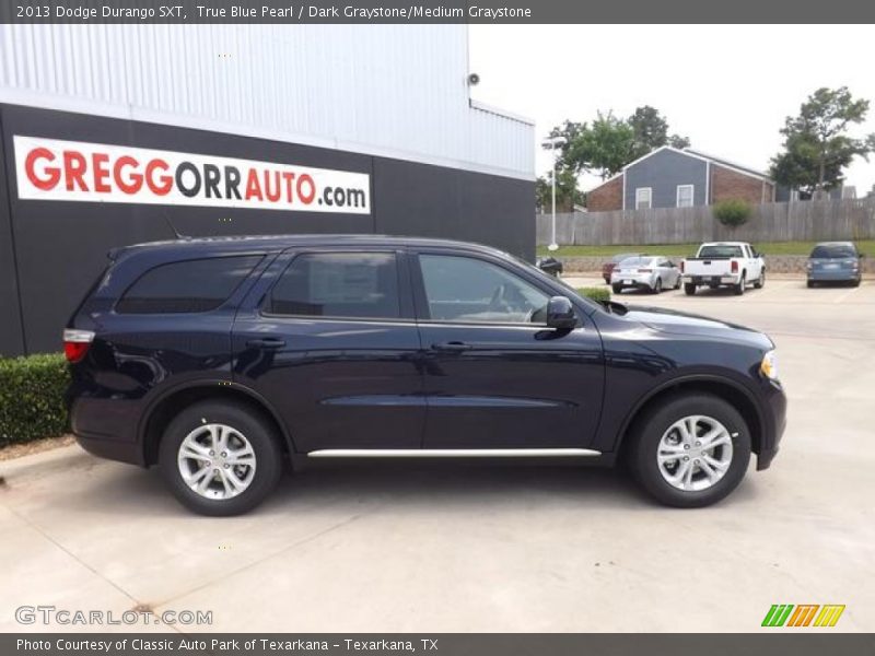 True Blue Pearl / Dark Graystone/Medium Graystone 2013 Dodge Durango SXT