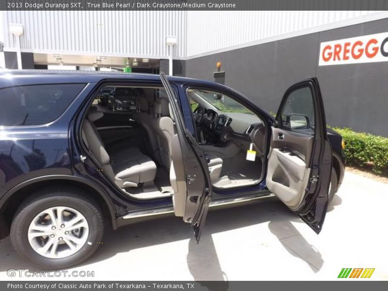 True Blue Pearl / Dark Graystone/Medium Graystone 2013 Dodge Durango SXT