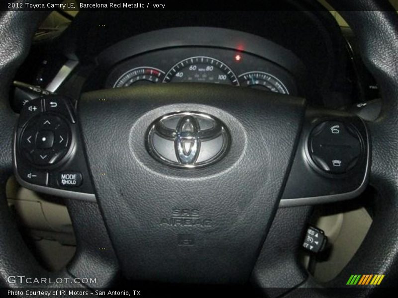 Barcelona Red Metallic / Ivory 2012 Toyota Camry LE