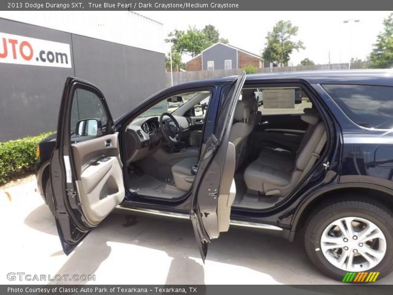 True Blue Pearl / Dark Graystone/Medium Graystone 2013 Dodge Durango SXT