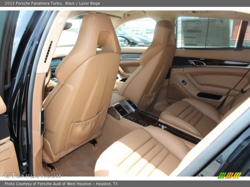Rear Seat of 2013 Panamera Turbo