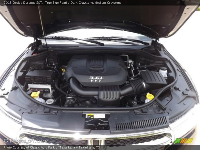 True Blue Pearl / Dark Graystone/Medium Graystone 2013 Dodge Durango SXT