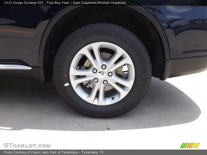 True Blue Pearl / Dark Graystone/Medium Graystone 2013 Dodge Durango SXT
