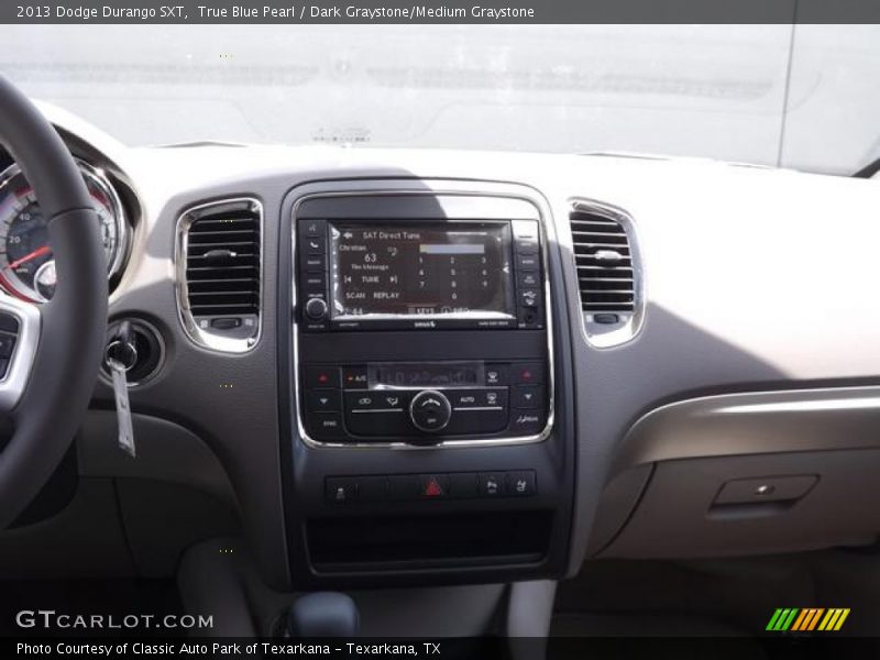 True Blue Pearl / Dark Graystone/Medium Graystone 2013 Dodge Durango SXT