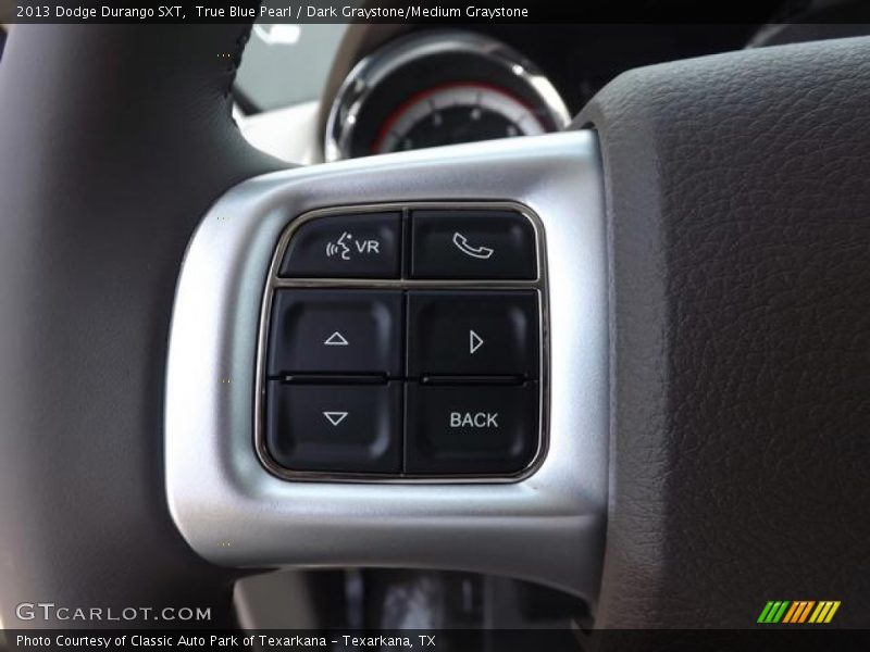 True Blue Pearl / Dark Graystone/Medium Graystone 2013 Dodge Durango SXT