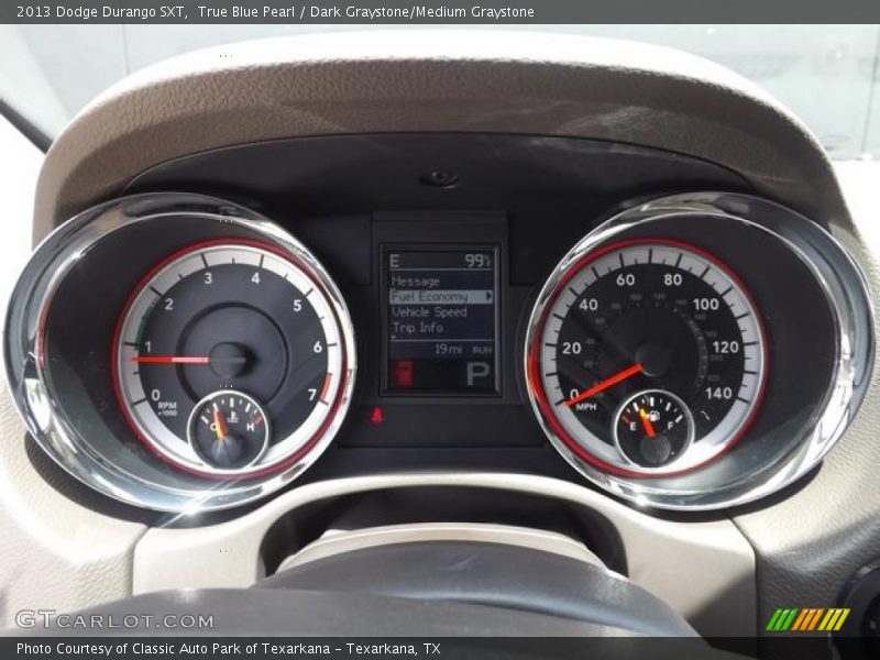 True Blue Pearl / Dark Graystone/Medium Graystone 2013 Dodge Durango SXT