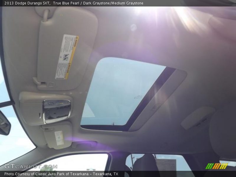 True Blue Pearl / Dark Graystone/Medium Graystone 2013 Dodge Durango SXT
