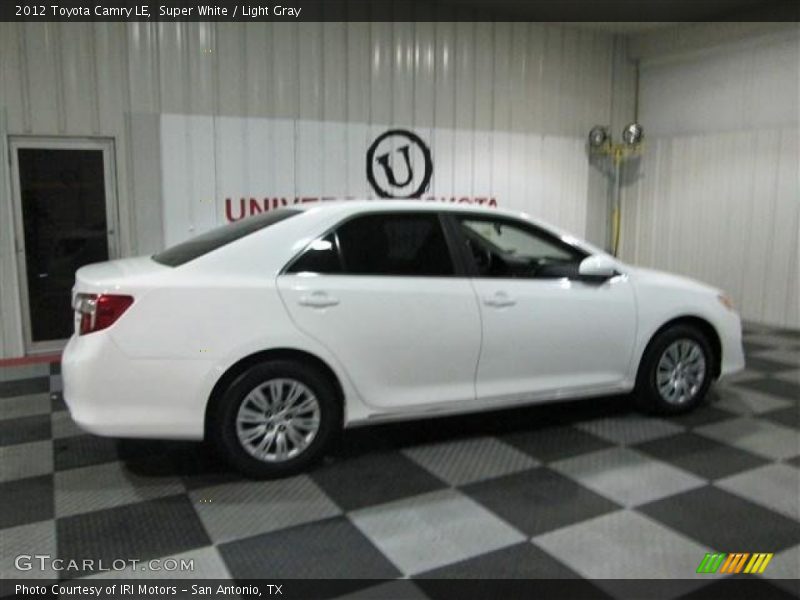 Super White / Light Gray 2012 Toyota Camry LE