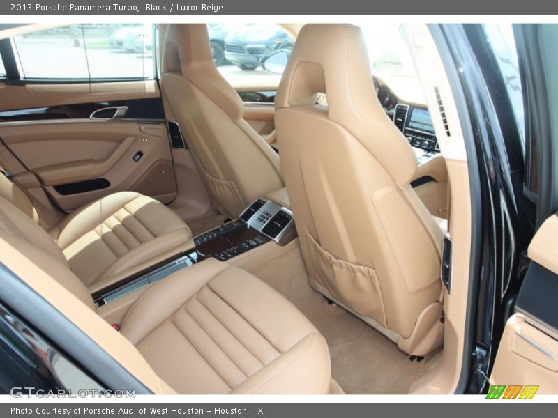 Rear Seat of 2013 Panamera Turbo
