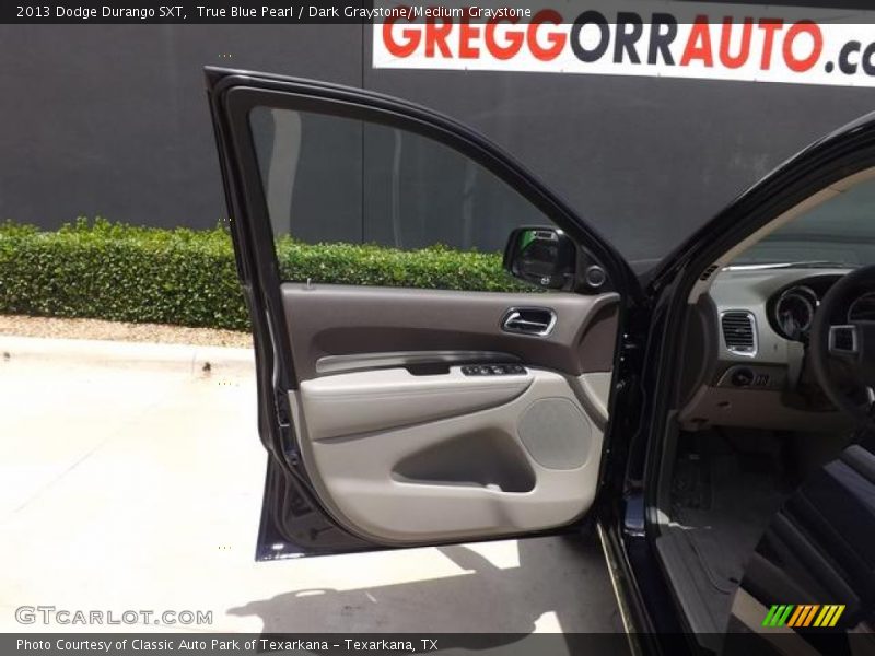 True Blue Pearl / Dark Graystone/Medium Graystone 2013 Dodge Durango SXT