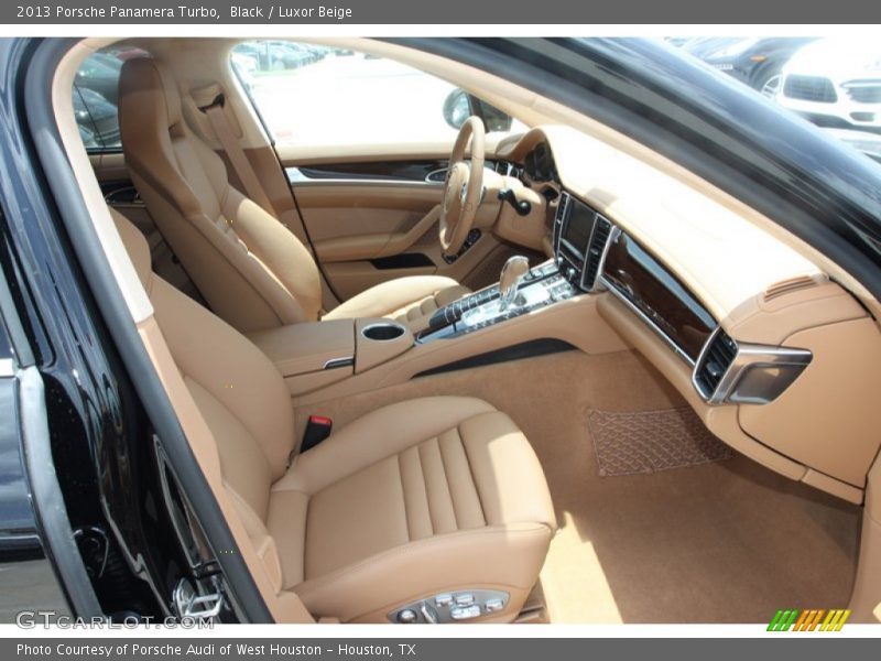 Front Seat of 2013 Panamera Turbo