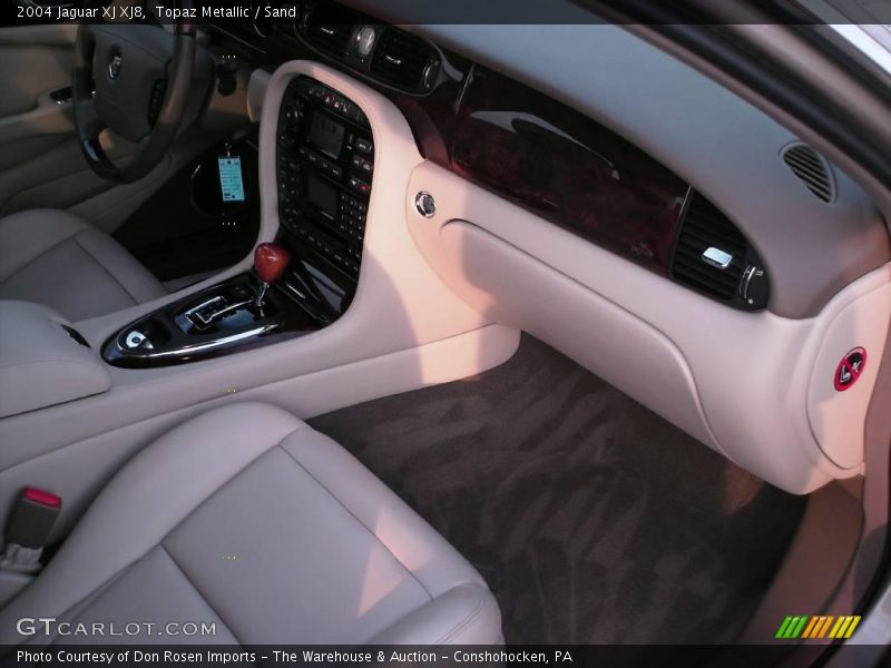 Topaz Metallic / Sand 2004 Jaguar XJ XJ8