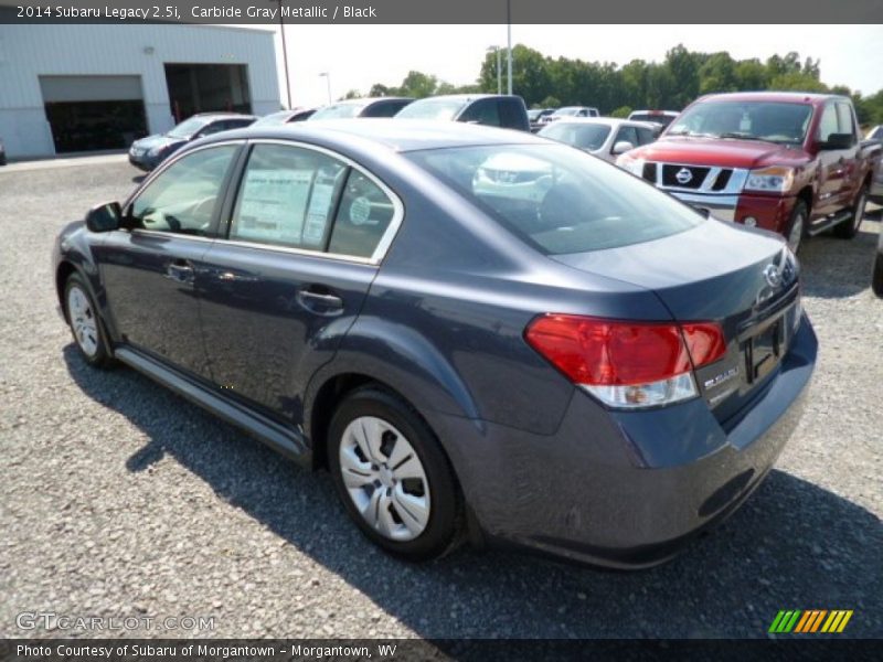 Carbide Gray Metallic / Black 2014 Subaru Legacy 2.5i