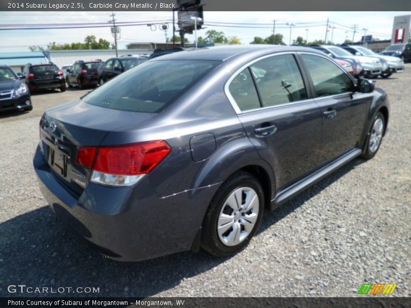 Carbide Gray Metallic / Black 2014 Subaru Legacy 2.5i