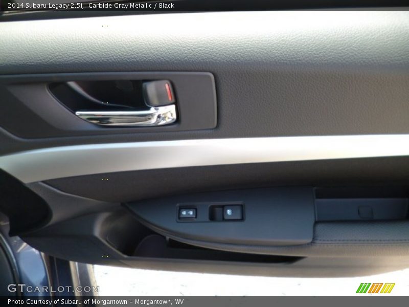 Carbide Gray Metallic / Black 2014 Subaru Legacy 2.5i