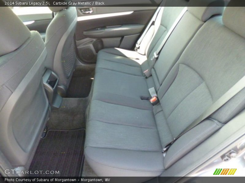 Rear Seat of 2014 Legacy 2.5i