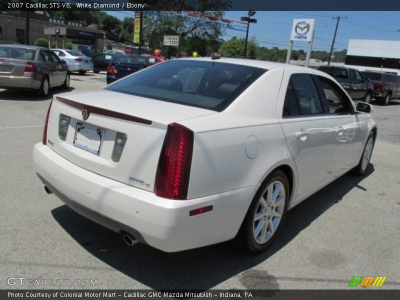 White Diamond / Ebony 2007 Cadillac STS V8