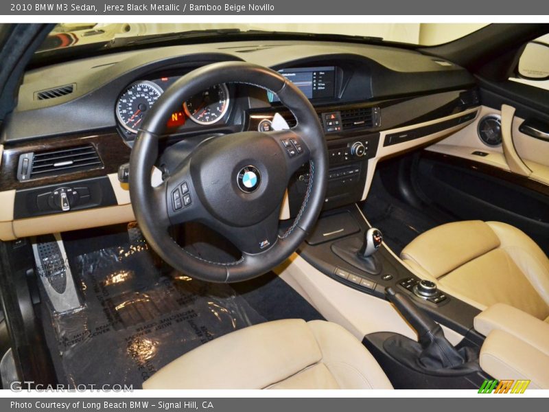 Bamboo Beige Novillo Interior - 2010 M3 Sedan 