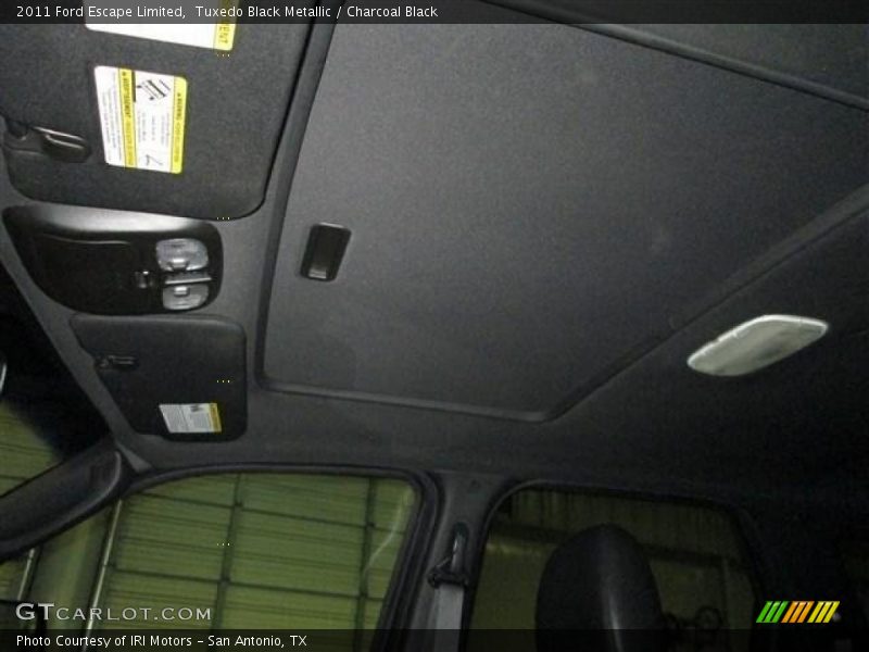 Tuxedo Black Metallic / Charcoal Black 2011 Ford Escape Limited