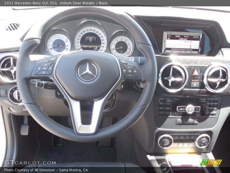 Iridium Silver Metallic / Black 2013 Mercedes-Benz GLK 350