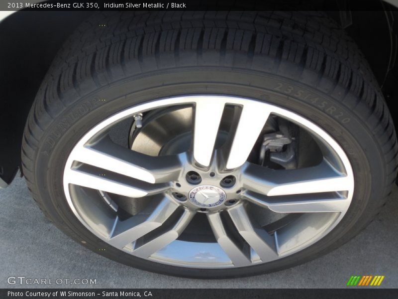 Iridium Silver Metallic / Black 2013 Mercedes-Benz GLK 350