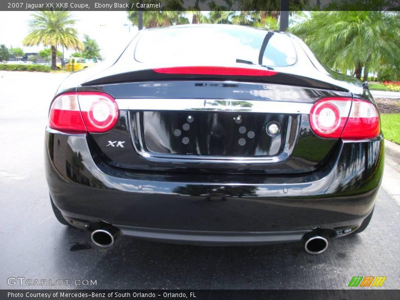 Ebony Black / Caramel 2007 Jaguar XK XK8 Coupe