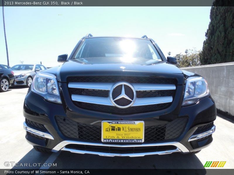 Black / Black 2013 Mercedes-Benz GLK 350