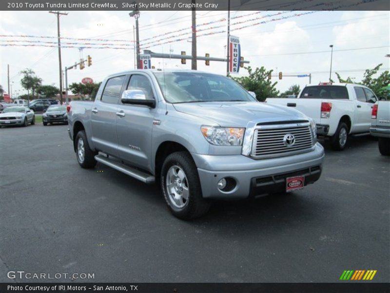 Silver Sky Metallic / Graphite Gray 2010 Toyota Tundra Limited CrewMax