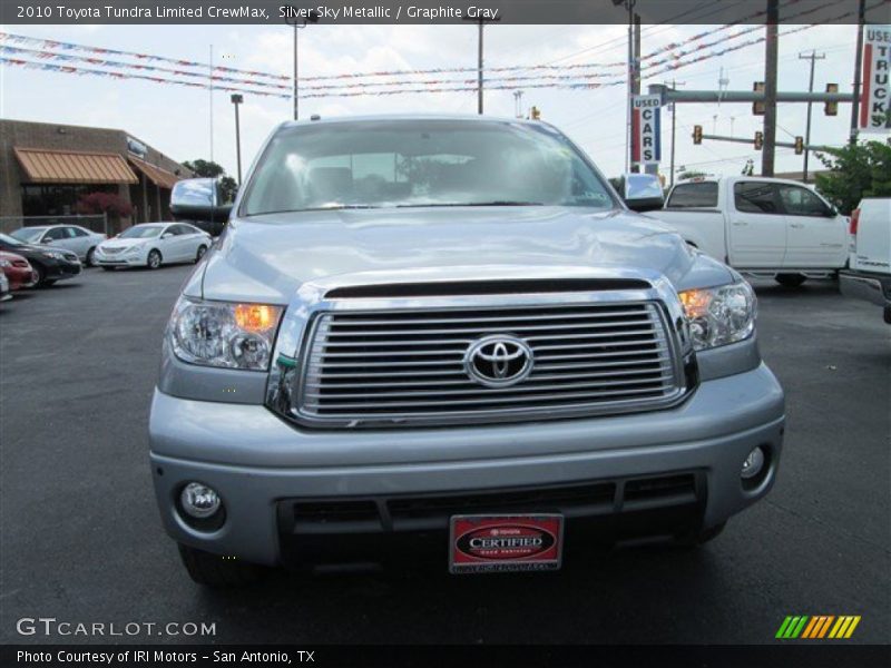 Silver Sky Metallic / Graphite Gray 2010 Toyota Tundra Limited CrewMax
