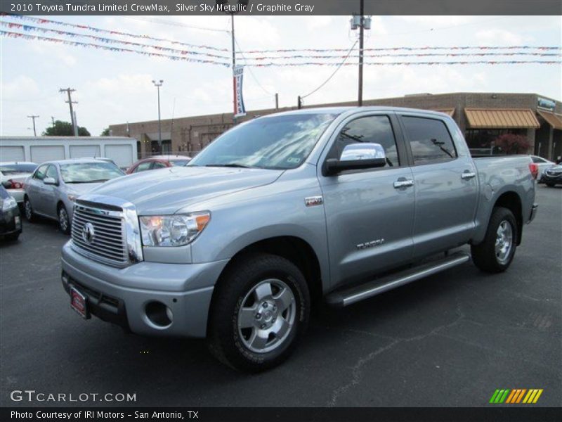 Silver Sky Metallic / Graphite Gray 2010 Toyota Tundra Limited CrewMax