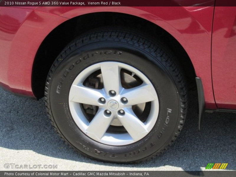 Venom Red / Black 2010 Nissan Rogue S AWD 360 Value Package