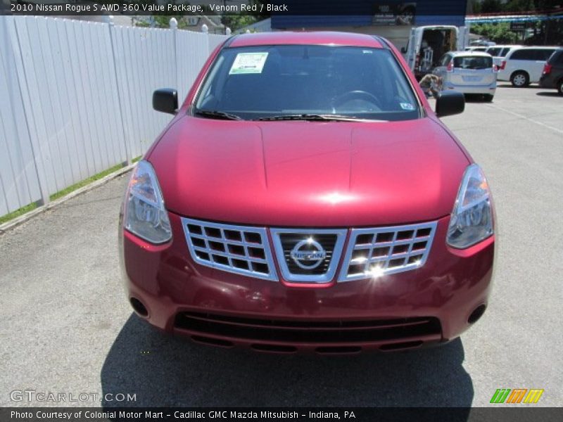 Venom Red / Black 2010 Nissan Rogue S AWD 360 Value Package