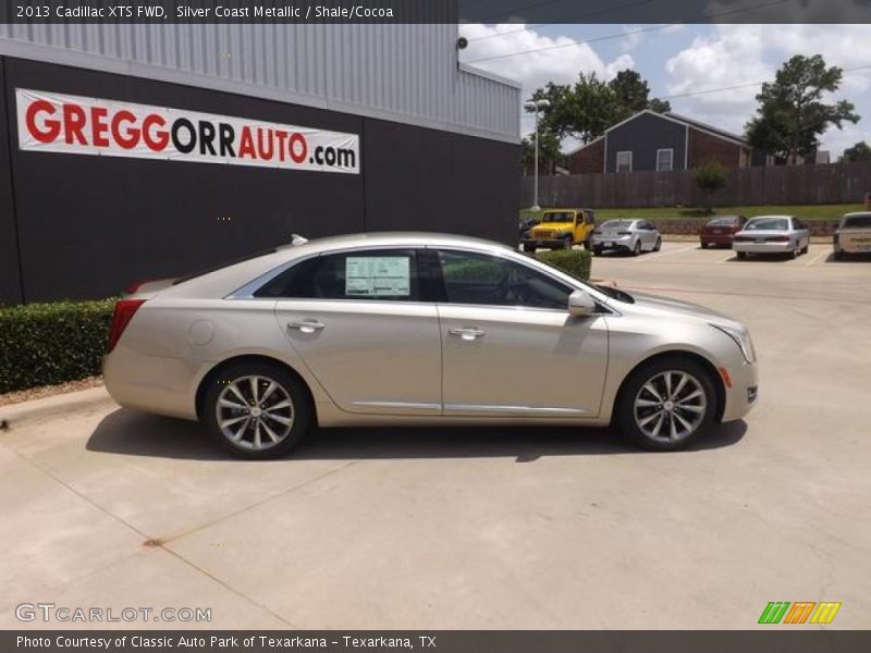 Silver Coast Metallic / Shale/Cocoa 2013 Cadillac XTS FWD