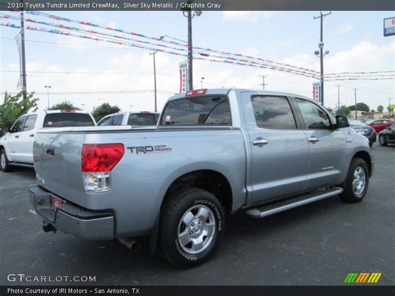 Silver Sky Metallic / Graphite Gray 2010 Toyota Tundra Limited CrewMax