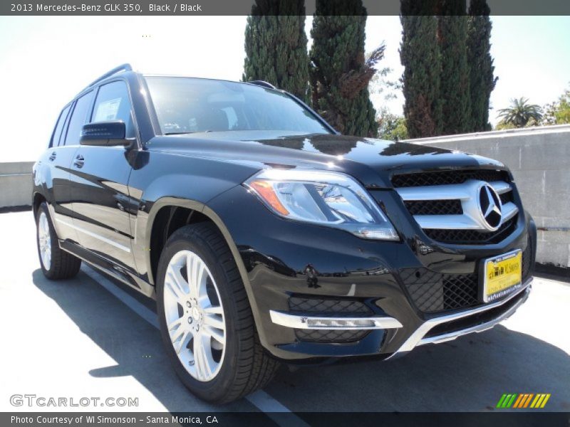 Black / Black 2013 Mercedes-Benz GLK 350