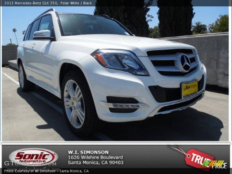 Polar White / Black 2013 Mercedes-Benz GLK 350