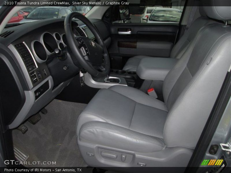 Silver Sky Metallic / Graphite Gray 2010 Toyota Tundra Limited CrewMax