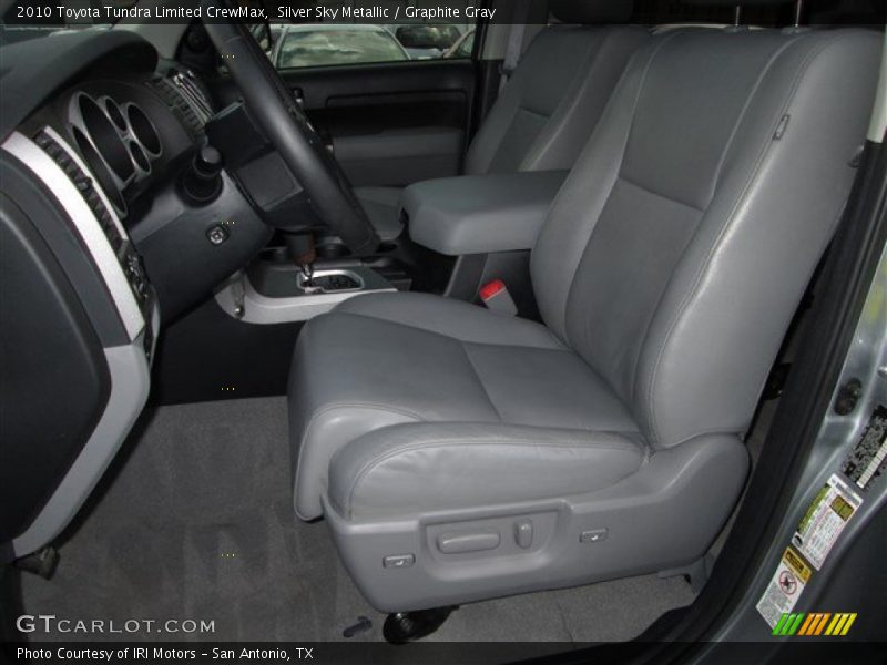 Silver Sky Metallic / Graphite Gray 2010 Toyota Tundra Limited CrewMax