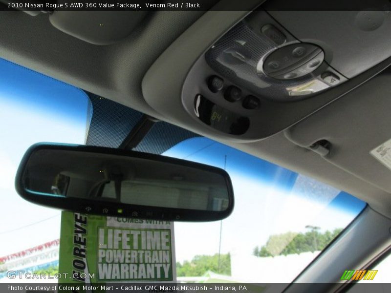 Venom Red / Black 2010 Nissan Rogue S AWD 360 Value Package