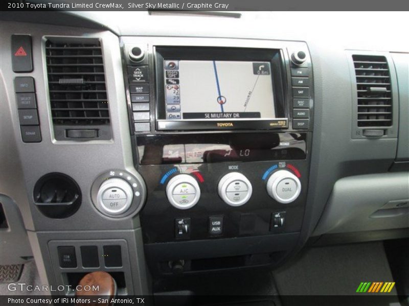 Silver Sky Metallic / Graphite Gray 2010 Toyota Tundra Limited CrewMax