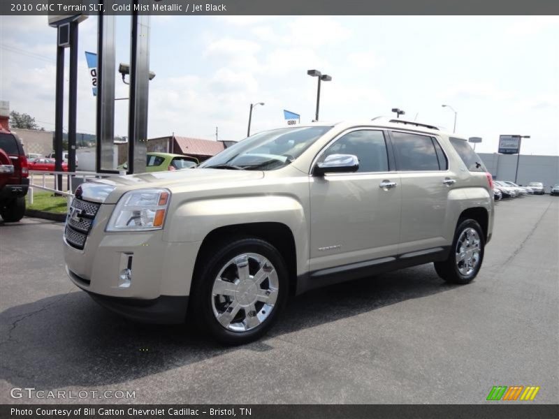 Gold Mist Metallic / Jet Black 2010 GMC Terrain SLT
