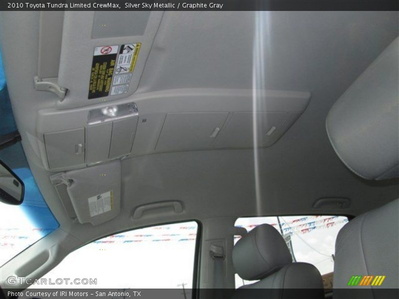 Silver Sky Metallic / Graphite Gray 2010 Toyota Tundra Limited CrewMax