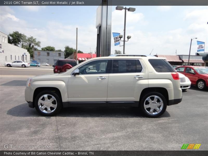 Gold Mist Metallic / Jet Black 2010 GMC Terrain SLT