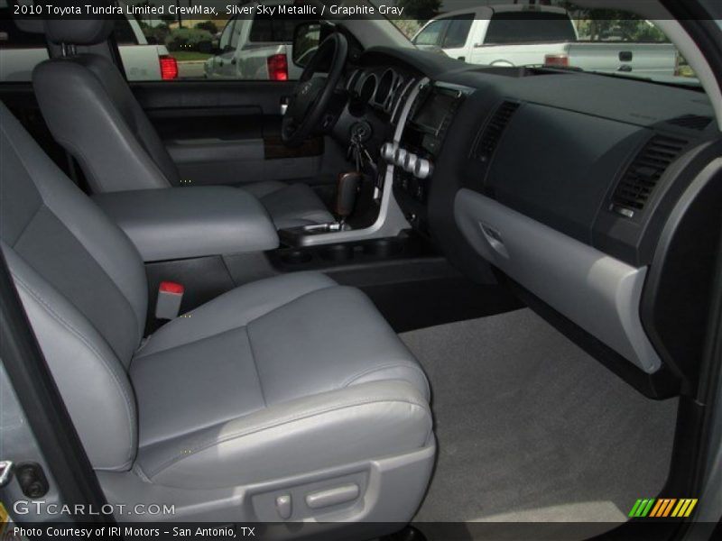 Silver Sky Metallic / Graphite Gray 2010 Toyota Tundra Limited CrewMax