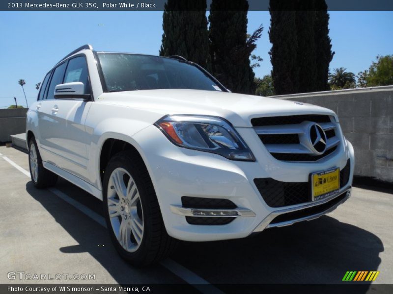 Polar White / Black 2013 Mercedes-Benz GLK 350